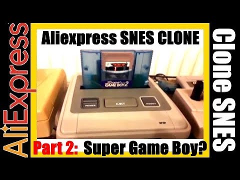 Pt.2: Super Game Boy 2 in Aliexpress Clone SNES Super Nintendo Famicom - Does it work?