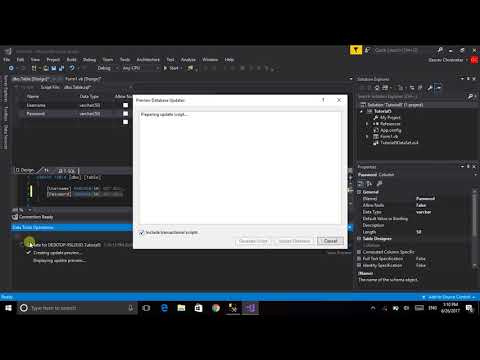Visual Basic Tutorial 5 Database Connectivity Sql Server 2014
