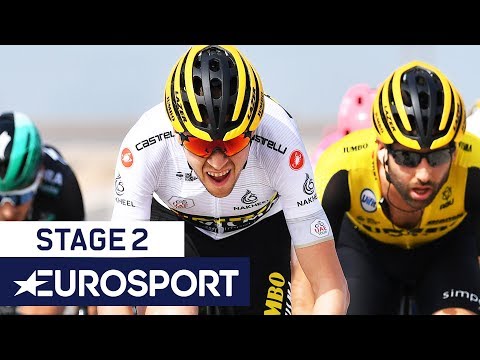 UAE Tour 2019 | Stage 2 Highlights | Cycling | Eurosport
