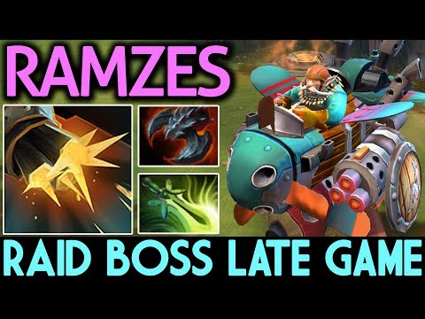 RAMZES Dota 2 [Gyrocopter] Raid Boss Late Game | Crazy Game