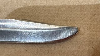 Repairing A SMALL Pocket Knife with a Broken Tip on my Tormek T8 with my Homemade Small Knife Jig.