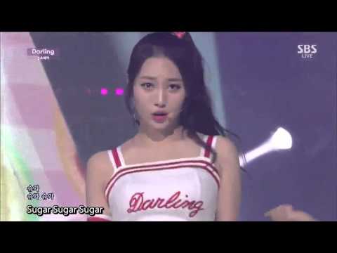 [中字] 140810 Girl's Day in 人氣歌謠 Goodbye Stage - Darling