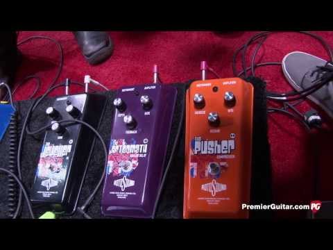 NAMM '14 - Rotosound 1960s Fuzz Reissue, Wobbler Tremolo, King Henry Phaser Demos