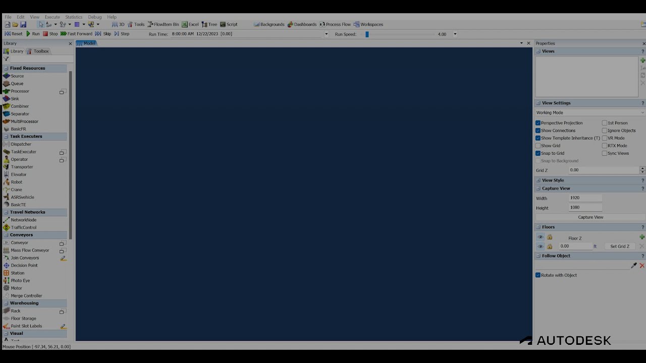 FlexSim: 3D event simulation software