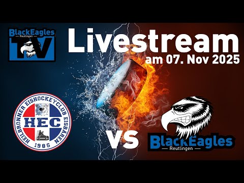 Eishockey Live Eisbären Heilbronn vs BlackEagles Reutlingen (07.11.2025)