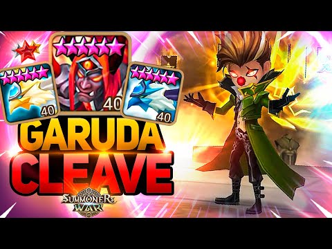 INSANE CLEAVE with DOUBLE GARUDA in Summoners War