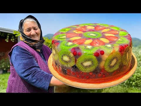 Only Water and 7 Juicy Fruits: 100% Natural Dessert That Needs No Gelatin!