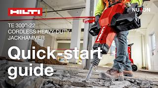 Ciocan demolator pe acumulator Hilti TE 3000-22