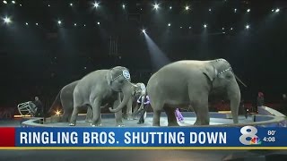 Hundreds to lose jobs after Ringling Bros Circus shuts down