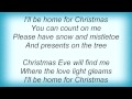 Toby Keith - I'll Be Home For Christmas Lyrics