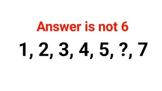 1, 2, 3, 4, 5, ? , 7  Answer is not 6. 99% failed this Ukraine series test! Can u? #ukraine