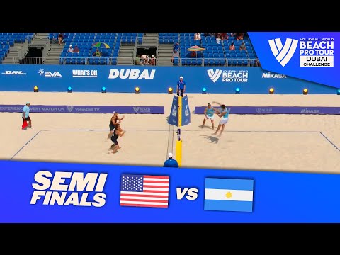 Crabb / Lotman vs. Capogrosso T. / Capogrosso N. - Semi Final Highlights Dubai 2022 #BeachProTour