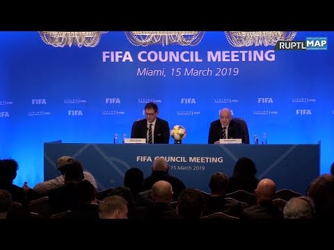 فيفا يوصي برفع عدد المنتخبات في مونديال 2022 ويقرر توسيع كأس العالم للاندية