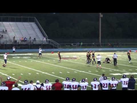 Mitch Hit on Fair Catch, BE vs WAC 04SEP2015