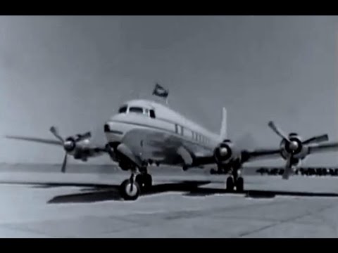 Alitalia Douglas DC-6B - "Passengers Disembarking" - 1963