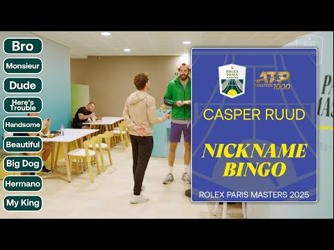 Rolex Paris Masters and Tennis TV