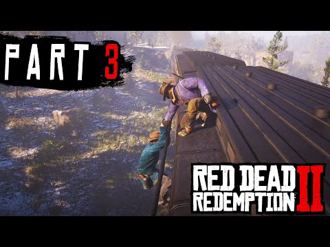 RED DEAD REDEMPTION 2 Walkthrough Gameplay Part 3 - TRAIN ROBBERY (RDR2)