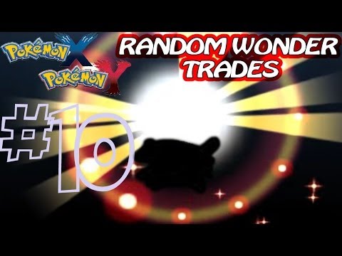 Pokemon X and Y Random Wonder Trades Part 10 - WHO'S THAT POKEMON?! EVEN MORE SNOW?