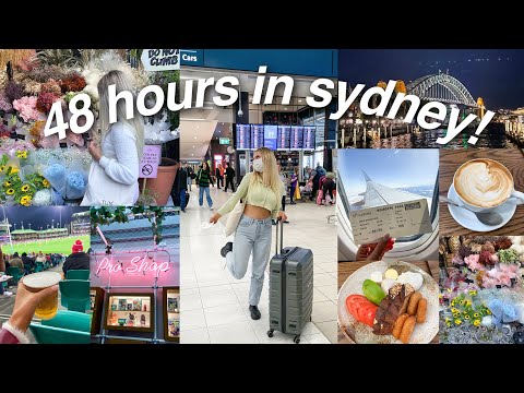 48 HOURS IN SYDNEY AUSTRALIA (vlog) | AFL match, Holey Moley, Harbour Bridge, Opera House, etc!