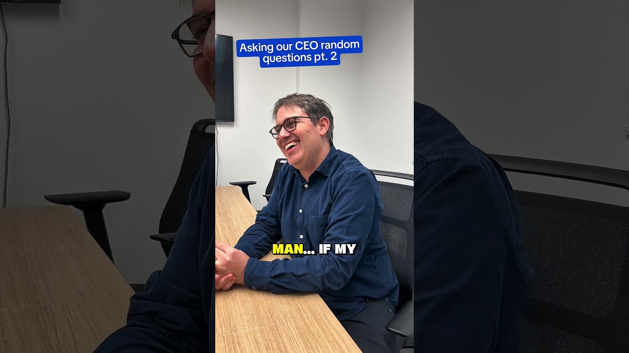 "If your calendar was a fruit, what fruit would it be?" | Asking our CEO random questions, Part 2