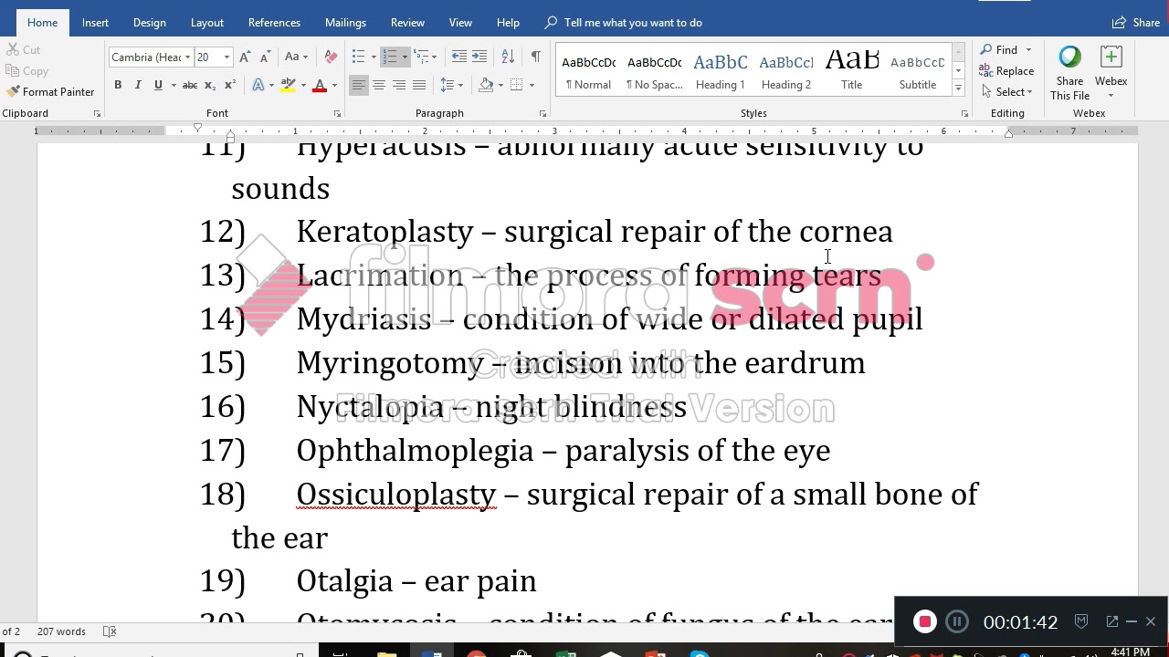 Chapter 17 - Vocab Study Video