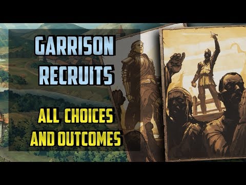 Garrison Recruits all choices - Thronebreaker the Witcher Tales - (For the Realm)