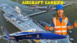 Handyman Hal explores Navy Aircraft Carrier | USS YORKTOWN | Awesome Kids Show gameplay video by alucas, 19:58 duration