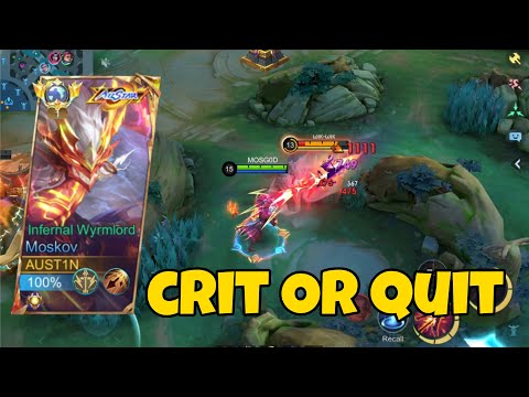 UNSTOPPABLE MOSKOV WITH NEW CRITCAL BUILD 🔥 | MOBILE LEGENDS