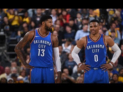 Russell Westbrook and Paul George Go Wild vs. Warriors, Team Up For 72 Pts
