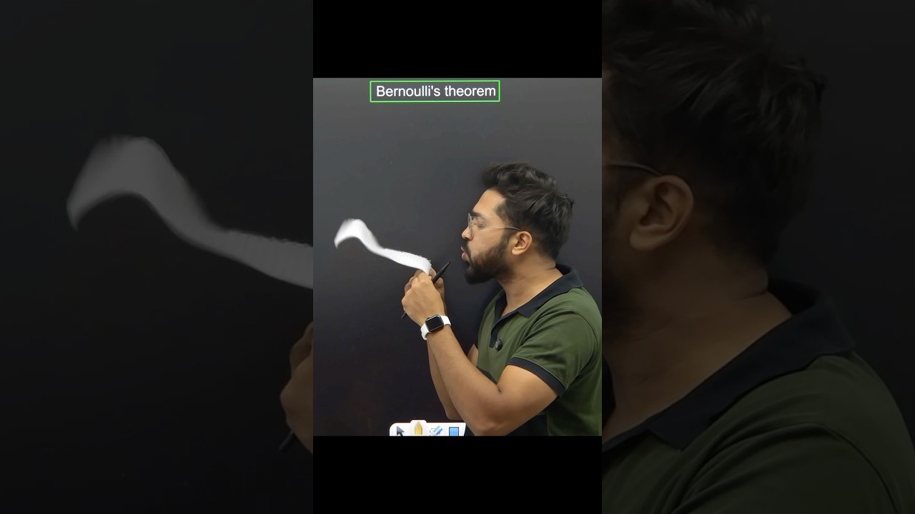 Bernoullis Theorem #physics #class11