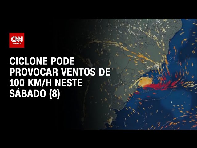 Previsão do tempo: Sul e Sudeste podem ser afetados por ventos de 100 km/h | CNN PRIME TIME