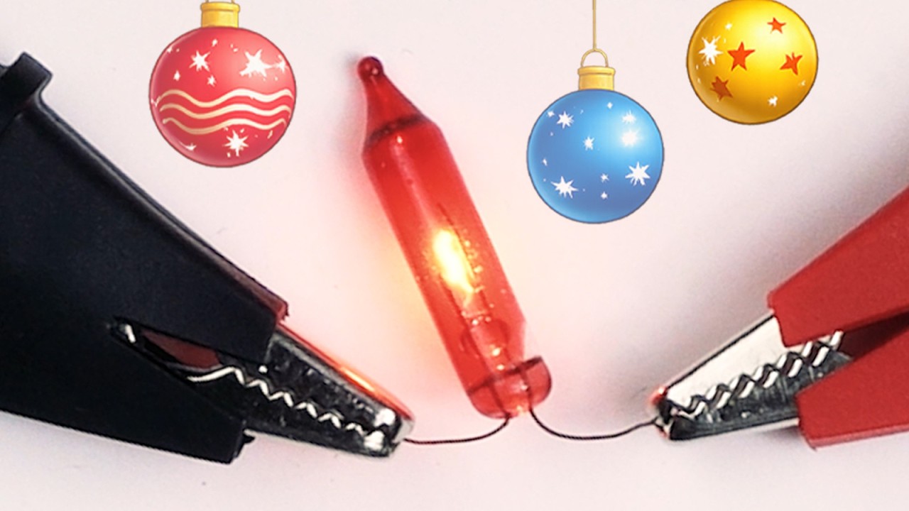 Восстанавливаем Ламповую Гирлянду из Прошлого и Повторяем Закон Ома!