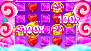 NEW SWEET BONANZA SUPER SCATTER SLOT BIG WIN!