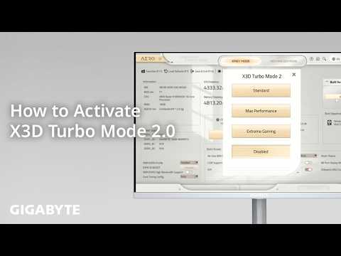 How to Activate X3D Turbo Mode 2.0 | GIGABYTE Support