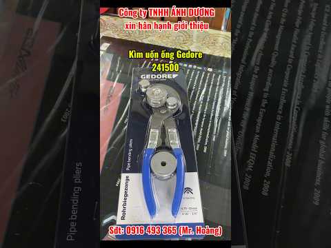 K&igrave;m uốn ống 4.75 - 10 mm Gedore 241500 code 1442007