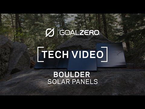 Огляд лінійки сонячни панелей Goal Zero Boulder