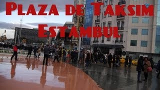 preview picture of video 'Plaza de Taksim, en el centro de Estambul'
