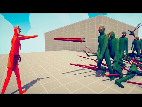 100x Zombie Vs Every God in Corridor - Totally Accurate Battle Simulator TABS
