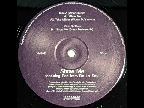 {Vinyl} Mint Royale - Show Me (Crazy Penis remix)