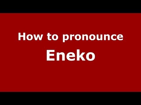 How to pronounce Eneko (Spanish/Spain) - PronounceNames.com