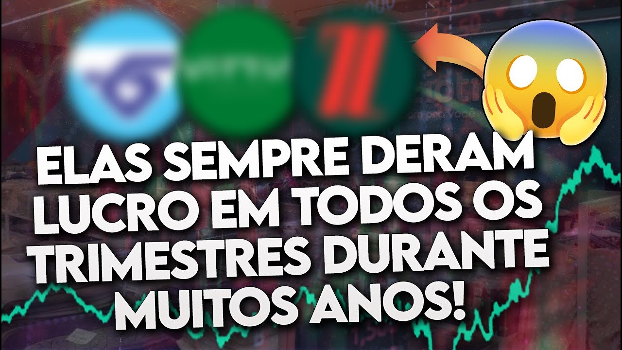 5 AÇÕES que NUNCA DERAM PREJUÍZO! (Empresas FORA do RADAR com LUCRO SEMPRE!) - TOP 5