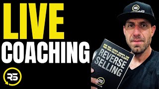 Live Real Estate Coaching Session | Brandon Mulrenin Coaching | Reverse Selling Book