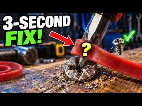 Fixing a Stripped Screw: The Quickest Method You Haven't Tried Yet