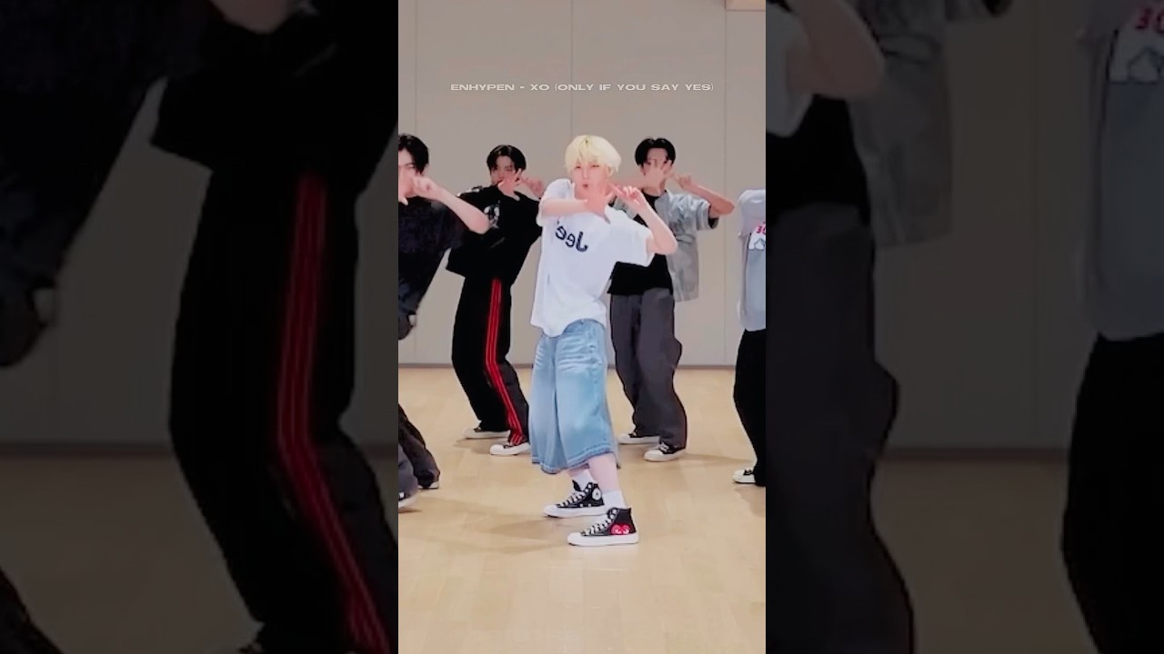 [ENHYPEN - XO (ONLY IF YOU SAY YES) Dance Practice Mirrored #ENHYPEN #ENHYPEN_XO #dancemirrored