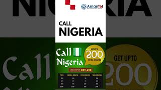 Make Cheap International Calls to Nigeria from Amantel