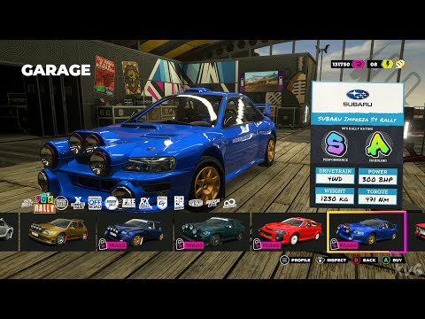 DiRT 5 - All Cars | List (PC UHD) [4K60FPS]