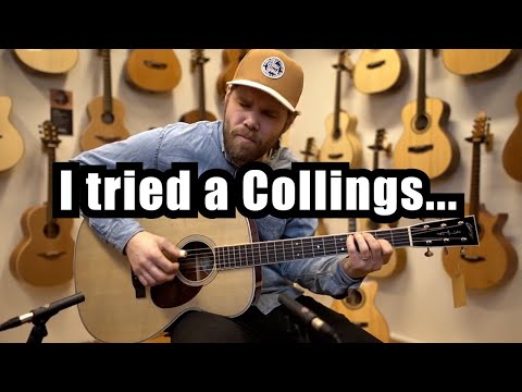 I tried a 9000 dollar Collings guitar...