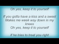 Bessie Smith - Keep It To Yourself Lyrics