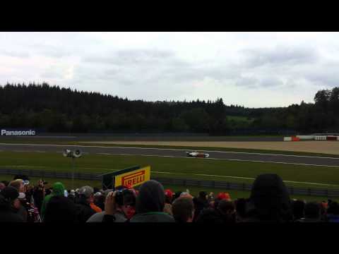 Warm-up lap of the Grosser Preis Santander von Deutschland 2011