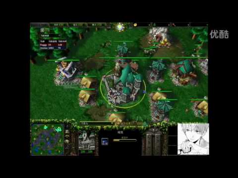 魔兽争霸3 网易黄金联赛 TH000解说 IMOTAS VS FOGGY 女神难破龙鹰海